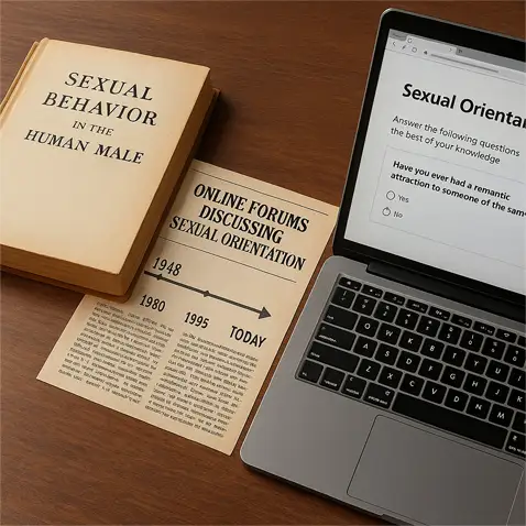 Tracing the evolution of online sexual orientation quizzes